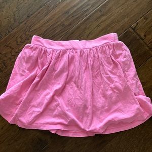 Pink skirt with attached shorts